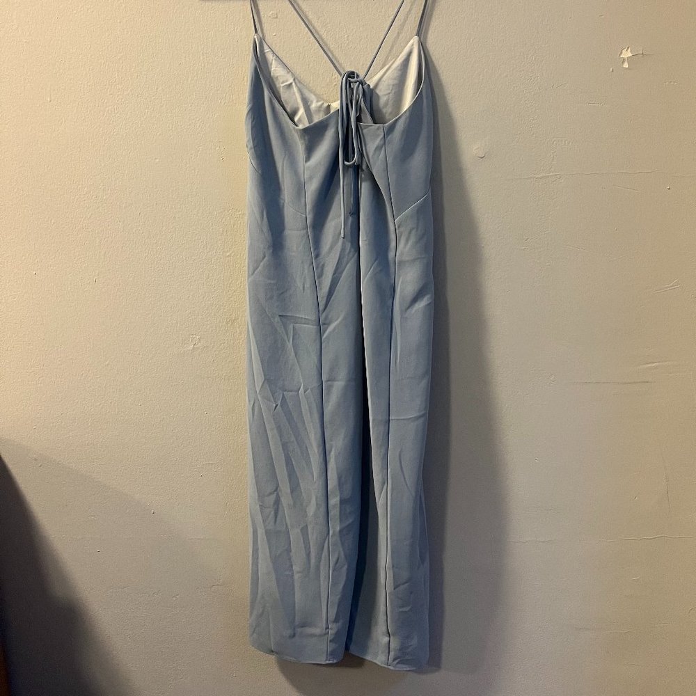 OAK + FORT Tie-Back Slip Dress